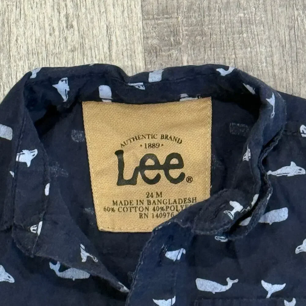 Adorable Boys‎ 24 Month Navy Blue Whale Polo